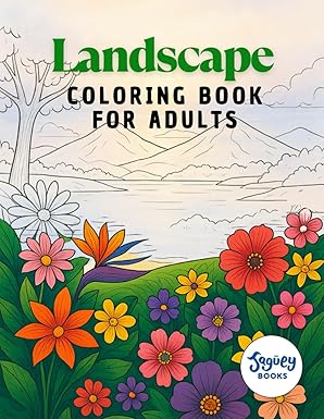 Landscape Coloring Book for Adults