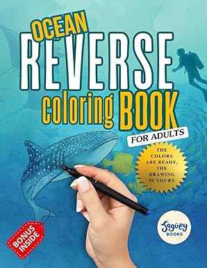 Reverse Coloring Book Ocean